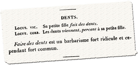 faire ses dents